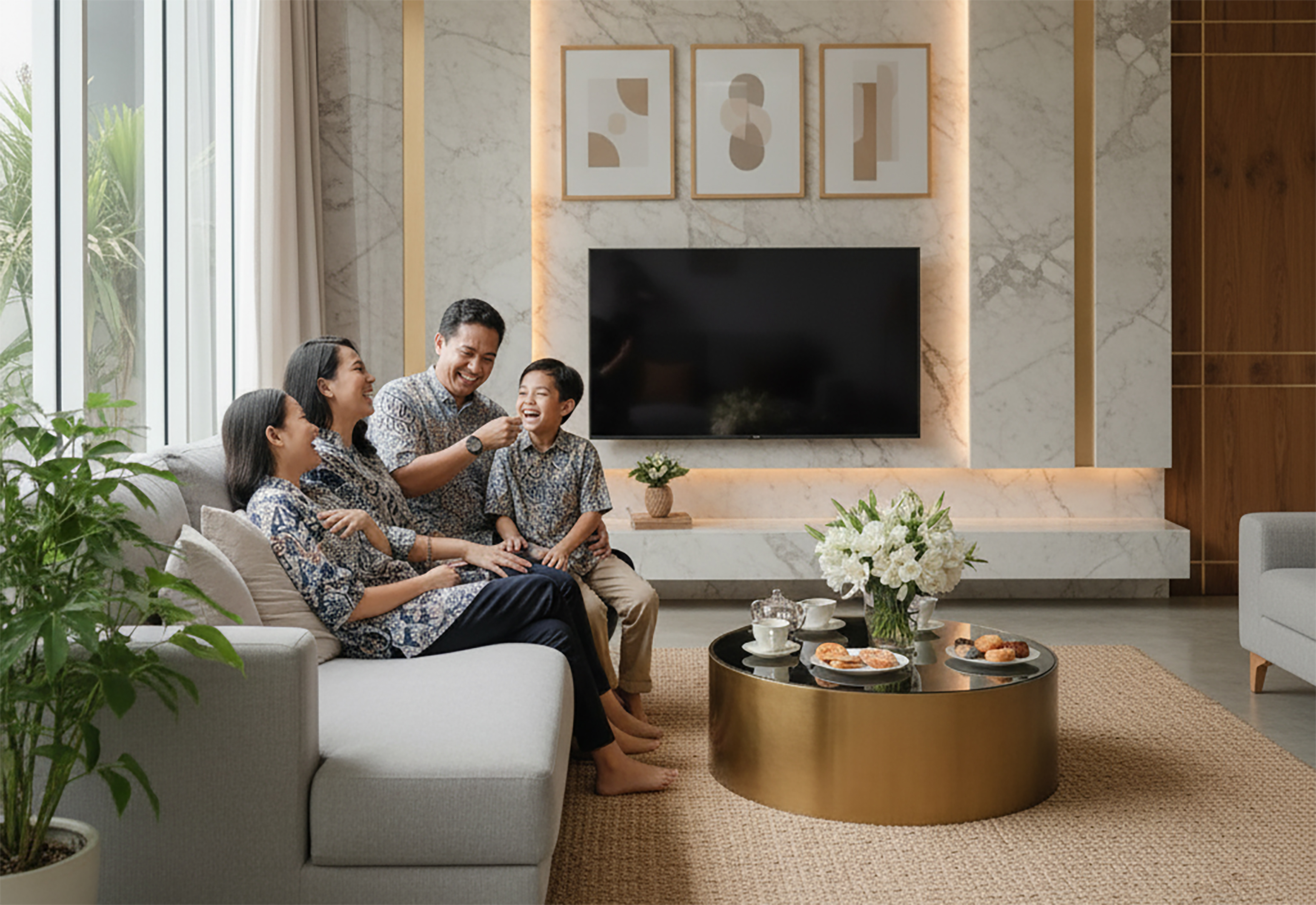 Desain Interior Ruang Keluarga